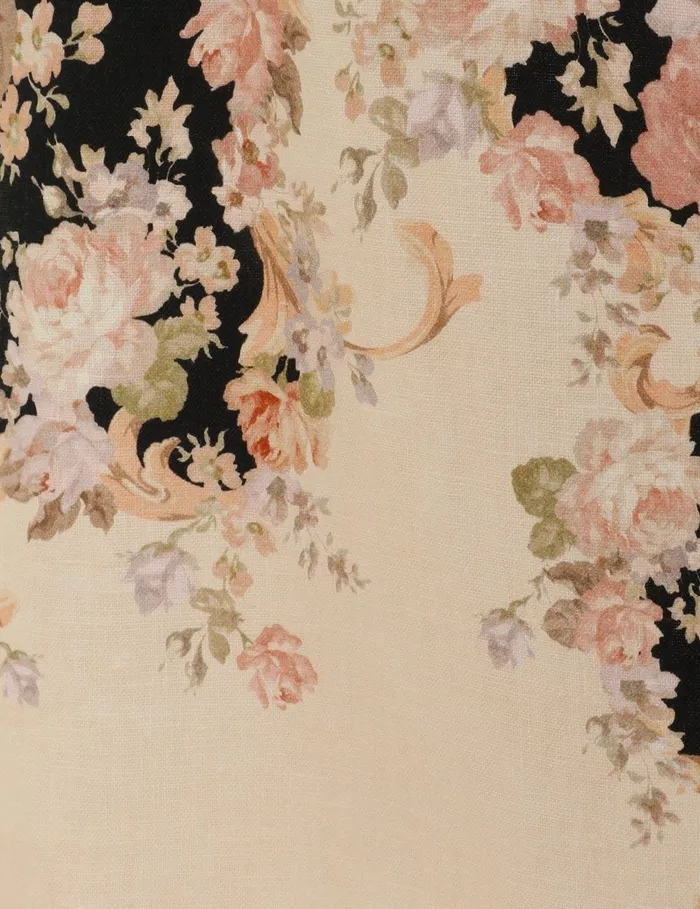 Women Skirts Zimmermann Illustration Pencil Skirt Tea Rococo Floral