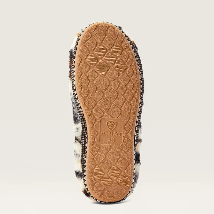 Women Slippers Ariat Snuggle Fuzzy Cream Leopard Print Women Slippers Ariat Snuggle Fuzzy Cream Leopard Print