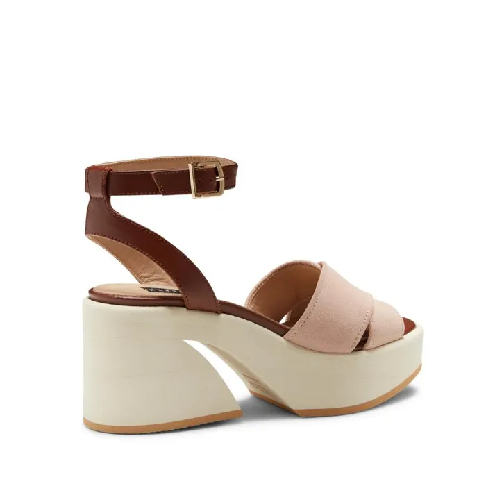 Women Suede Wedge Sandal Peach Fratelli Rossetti Sandals Women Suede Wedge Sandal Peach Fratelli Rossetti Sandals