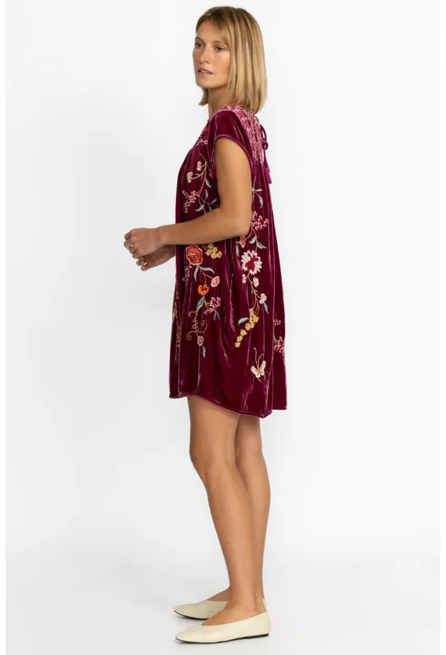 Women Suki Petal Sleeve Tunic Dress Dahlia Johnny Was Dresses