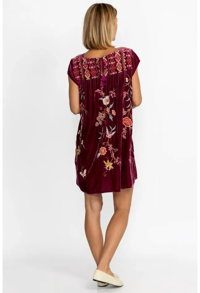 Women Suki Petal Sleeve Tunic Dress Dahlia Johnny Was Dresses