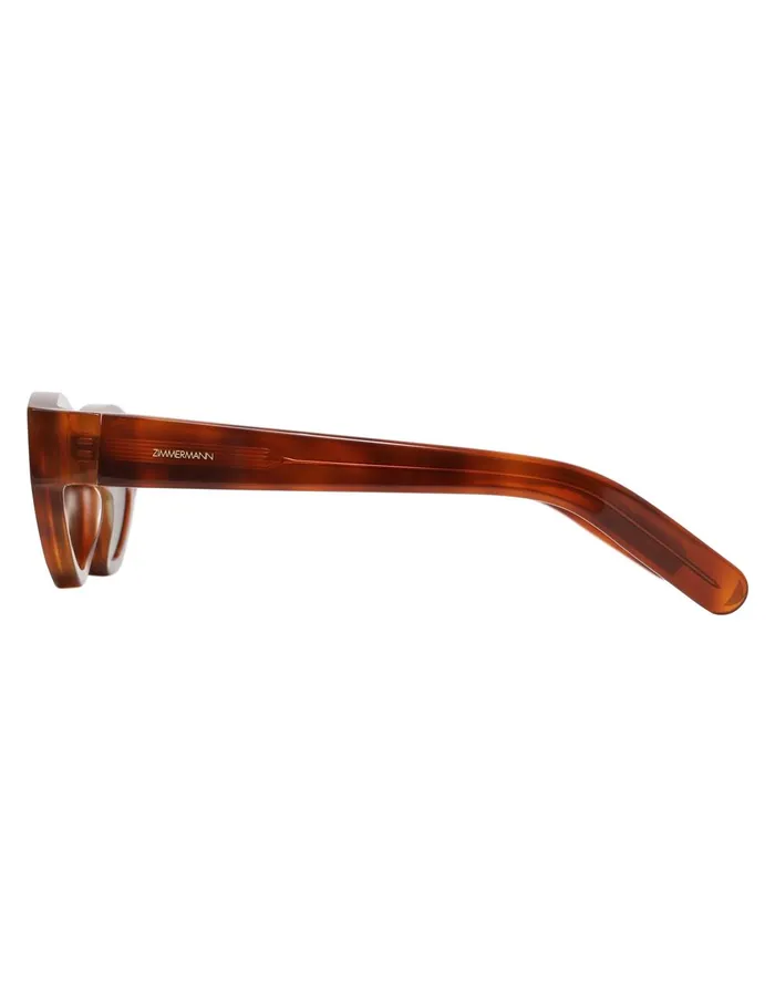 Women Sunglasses Zimmermann Echo Cat Eye Havana