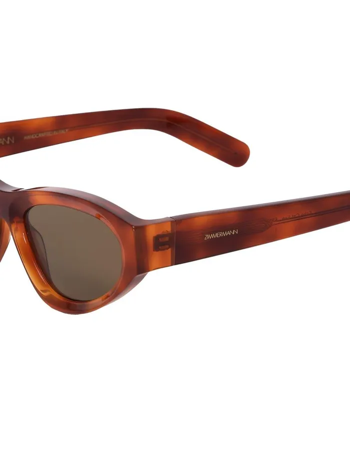 Women Sunglasses Zimmermann Echo Cat Eye Havana