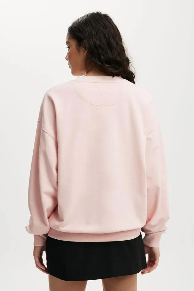 Women Sweaters and Cardigans Cotton On Classic Graphic Crew Sweatshirt Fraise Rose Quartz Women Sweaters and Cardigans Cotton On Classic Graphic Crew Sweatshirt Fraise Rose Quartz