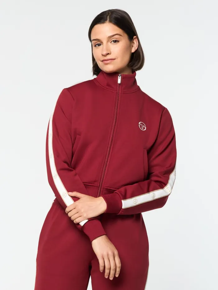 Women Tracksuits Sergio Tacchini Ardea Cropped Track Jacket Sundried Tomato