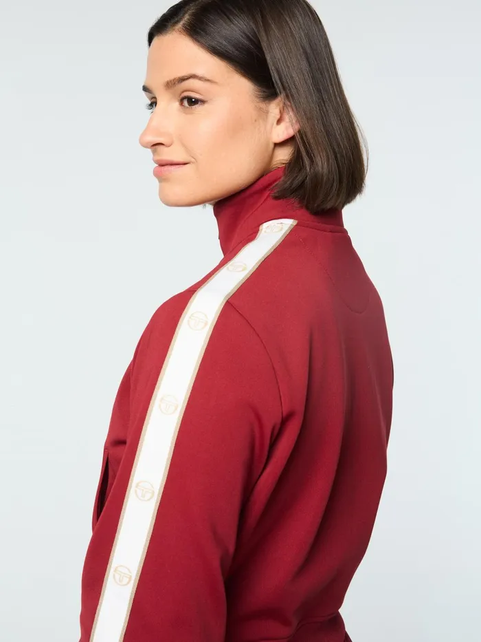 Women Tracksuits Sergio Tacchini Ardea Cropped Track Jacket Sundried Tomato