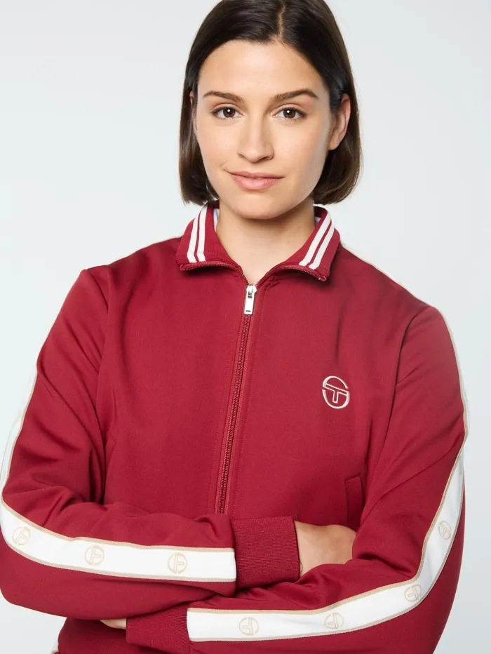 Women Tracksuits Sergio Tacchini Ardea Cropped Track Jacket Sundried Tomato