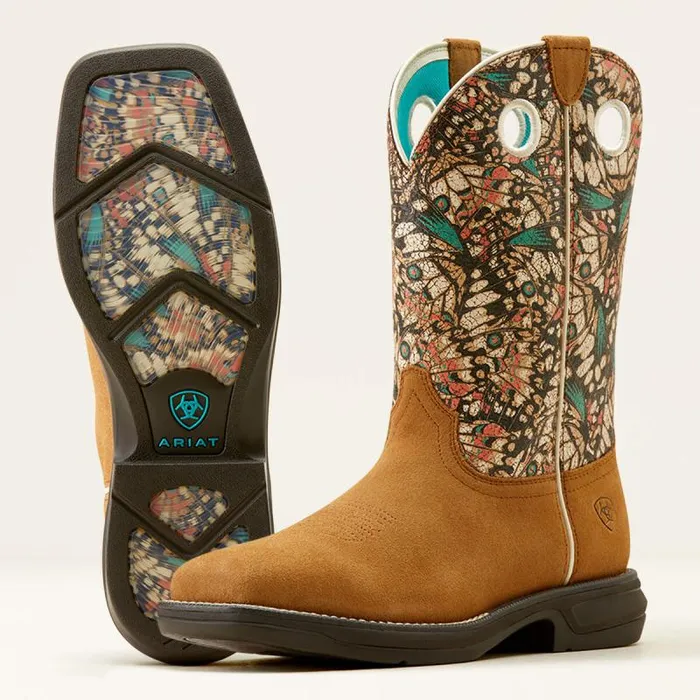 Women Western Boots Ariat Anthem Myra Western Boot Dark Tan Suedemariposa