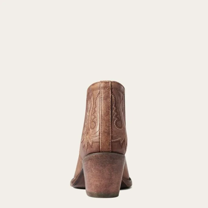 Women Western Boots Ariat Dixon R Toe Western Boot Naturally Distressed Brown Women Western Boots Ariat Dixon R Toe Western Boot Naturally Distressed Brown