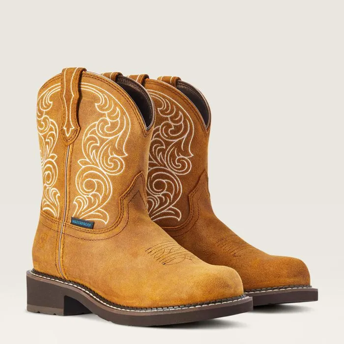Women Western Boots Ariat Fatbaby Heritage Waterproof Western Boot Ginger Spice Women Western Boots Ariat Fatbaby Heritage Waterproof Western Boot Ginger Spice