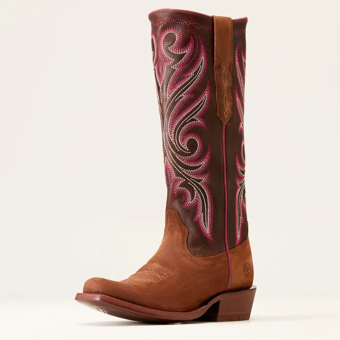 Women Western Boots Ariat Futurity Starlight StretchFit Western Boot Terracotta Roughout Women Western Boots Ariat Futurity Starlight StretchFit Western Boot Terracotta Roughout