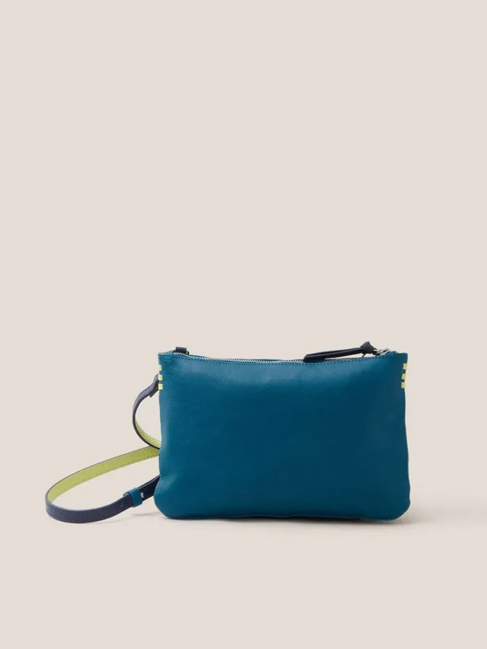 Women White Stuff Partywear Convertible Double Pouch Bag Navy Multi