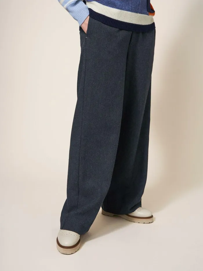 Women White Stuff Petite Clothing Belle Tweedy Wide Leg Trouser Grey Multi Women White Stuff Petite Clothing Belle Tweedy Wide Leg Trouser Grey Multi