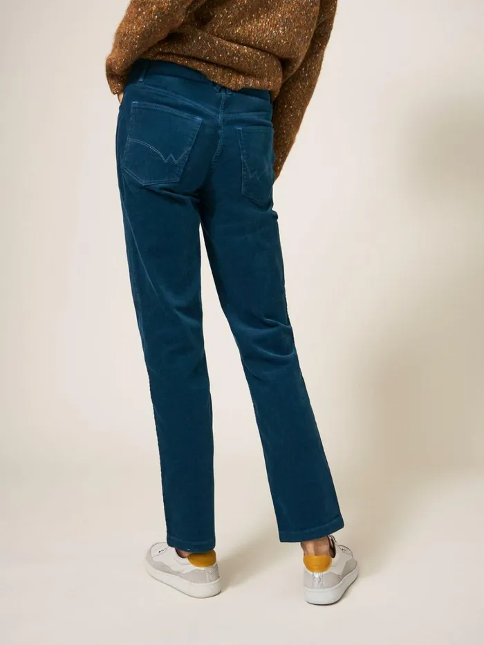 Women White Stuff Petite Clothing Brooke Mid Rise Cord Trouser Dk Teal Women White Stuff Petite Clothing Brooke Mid Rise Cord Trouser Dk Teal