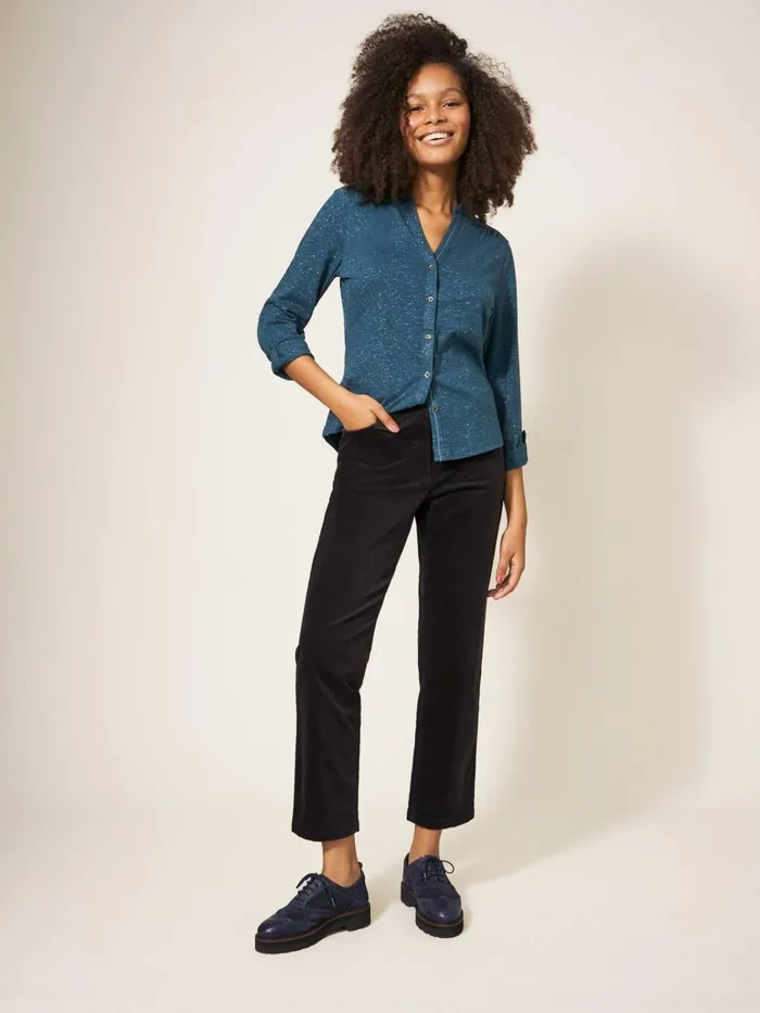 Women White Stuff Petite Clothing Savannah Velvet Trouser Pure Black Women White Stuff Petite Clothing Savannah Velvet Trouser Pure Black