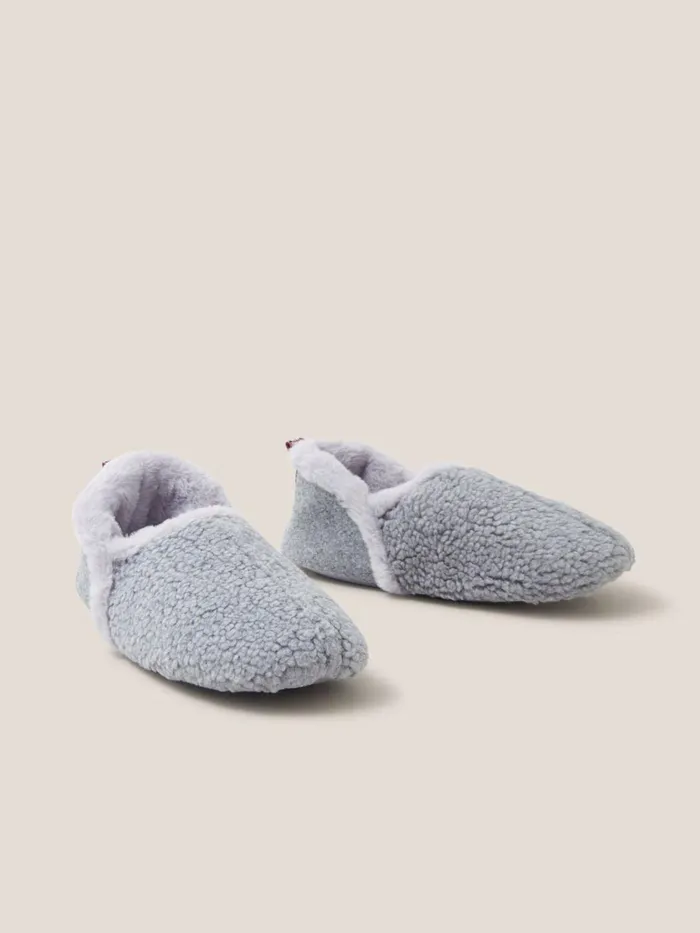 Women White Stuff Pyjamas And Nightwear Reya Closed Back Slipper Mid Grey