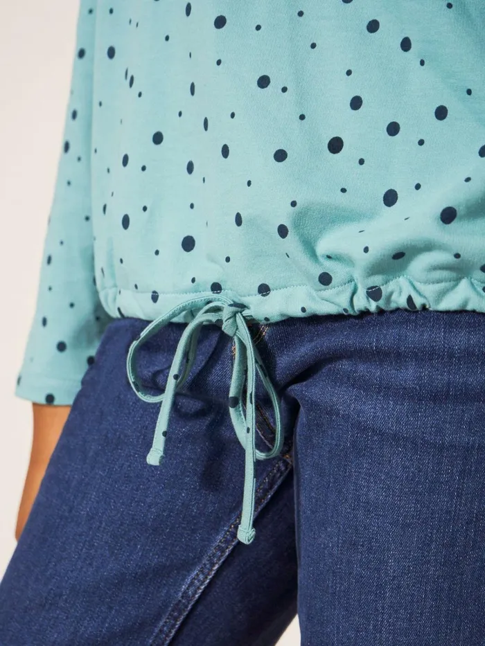 Women White Stuff Tops And Tshirts TARA TIE HEM TOP Teal Multi Women White Stuff Tops And Tshirts TARA TIE HEM TOP Teal Multi