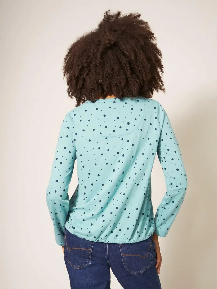 Women White Stuff Tops And Tshirts TARA TIE HEM TOP Teal Multi Women White Stuff Tops And Tshirts TARA TIE HEM TOP Teal Multi