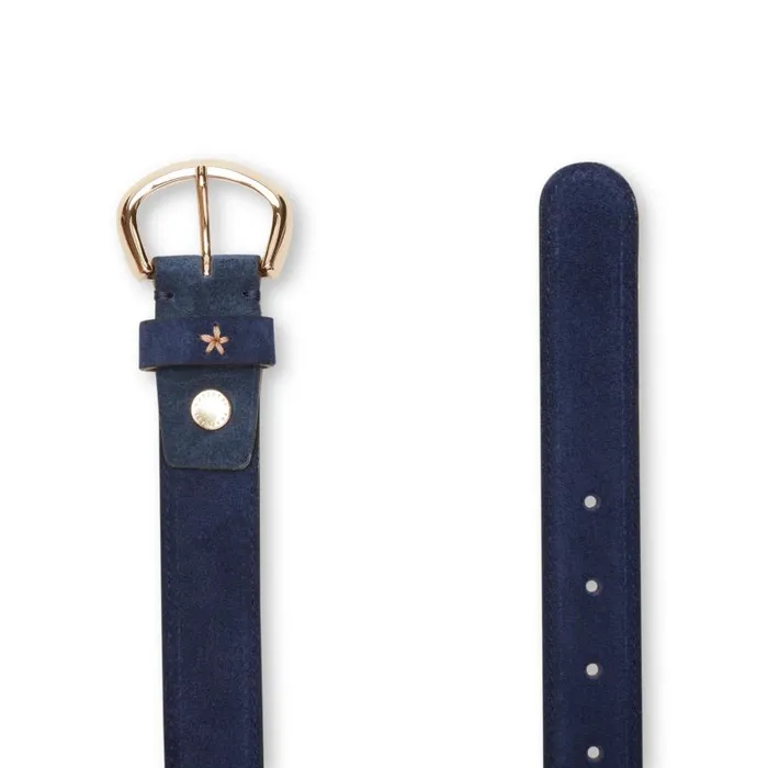 Women Women039s Suede Belt Navy Blue Fratelli Rossetti Belts Women Women039s Suede Belt Navy Blue Fratelli Rossetti Belts