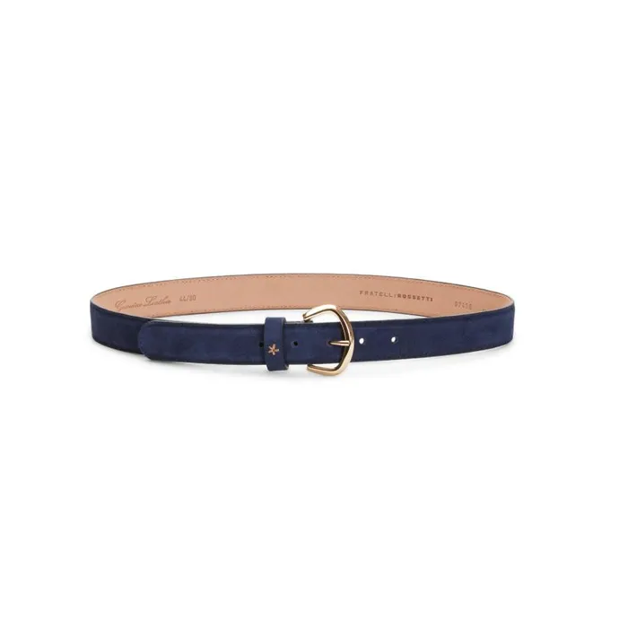 Women Women039s Suede Belt Navy Blue Fratelli Rossetti Belts Women Women039s Suede Belt Navy Blue Fratelli Rossetti Belts