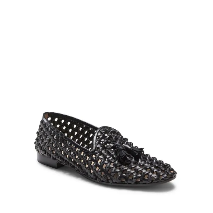 Women Woven Slipper Black Fratelli Rossetti Slip On