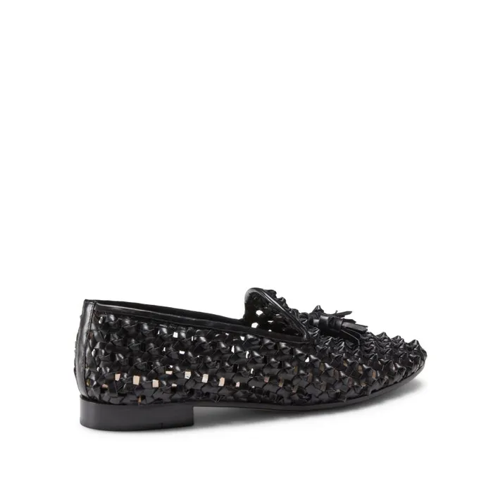 Women Woven Slipper Black Fratelli Rossetti Slip On Women Woven Slipper Black Fratelli Rossetti Slip On