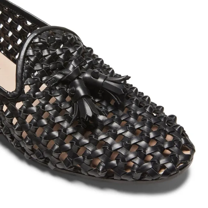Women Woven Slipper Black Fratelli Rossetti Slip On Women Woven Slipper Black Fratelli Rossetti Slip On