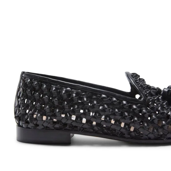 Women Woven Slipper Black Fratelli Rossetti Slip On Women Woven Slipper Black Fratelli Rossetti Slip On