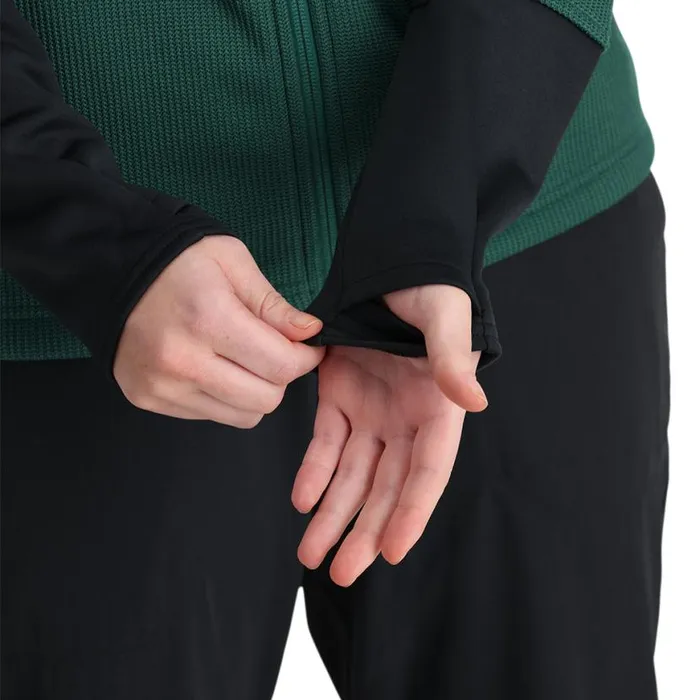 Womens Bandita Full Zip Cypress Green Spyder Sweaters