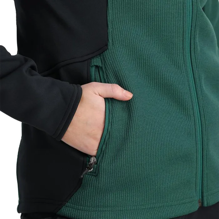 Womens Bandita Full Zip Cypress Green Spyder Sweaters