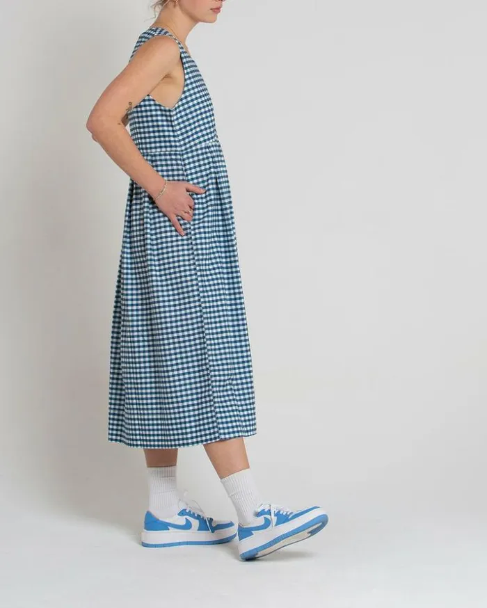 Womens Deus Ex Machina Dresses Amelia Dress 8211 Opal Gingham Opal Gingham Womens Deus Ex Machina Dresses Amelia Dress 8211 Opal Gingham Opal Gingham