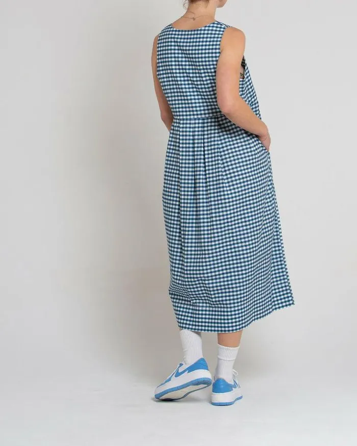 Womens Deus Ex Machina Dresses Amelia Dress 8211 Opal Gingham Opal Gingham Womens Deus Ex Machina Dresses Amelia Dress 8211 Opal Gingham Opal Gingham