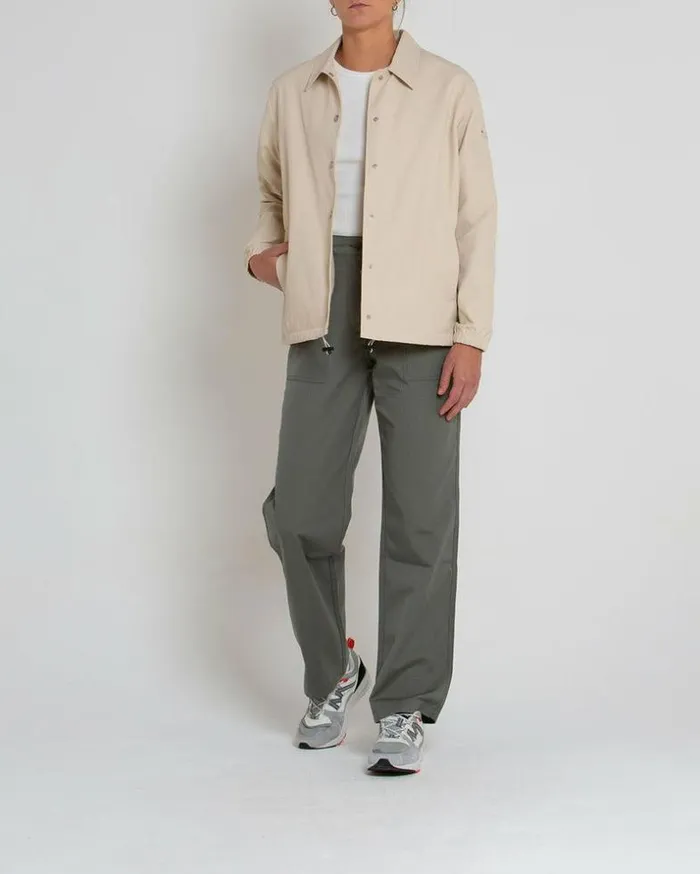 Womens Deus Ex Machina Jackets Tango Coach Jacket 8211 Bone White Bone White Womens Deus Ex Machina Jackets Tango Coach Jacket 8211 Bone White Bone White