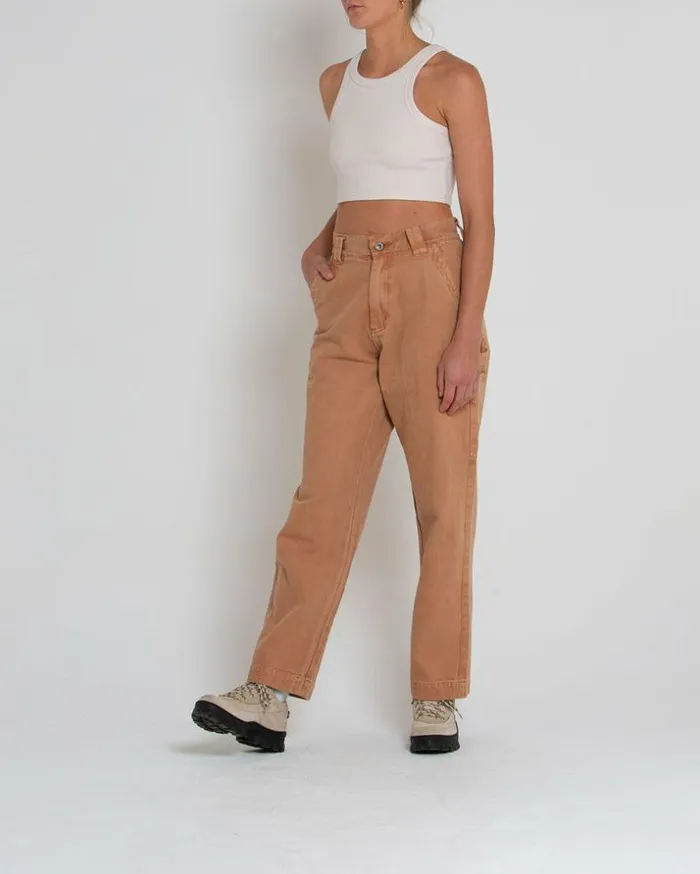 Womens Deus Ex Machina Pants High Fidelity Pant 8211 Sandstorm Sandstorm Womens Deus Ex Machina Pants High Fidelity Pant 8211 Sandstorm Sandstorm