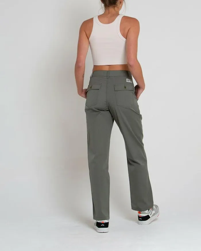 Womens Deus Ex Machina Pants Mona Ripstop Pant 8211 Lichen Green Lichen Green Womens Deus Ex Machina Pants Mona Ripstop Pant 8211 Lichen Green Lichen Green