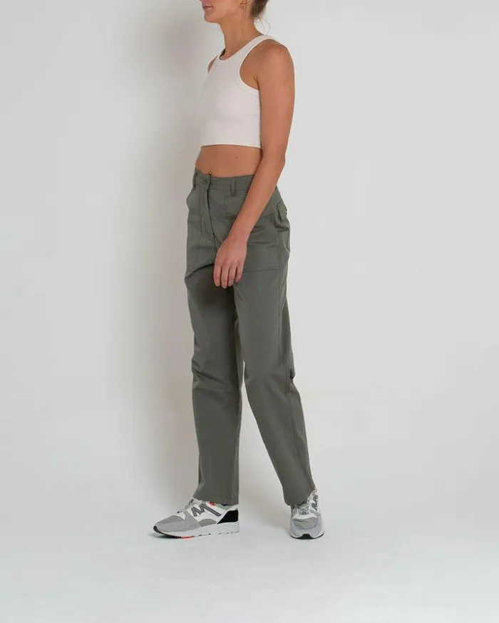 Womens Deus Ex Machina Pants Mona Ripstop Pant 8211 Lichen Green Lichen Green Womens Deus Ex Machina Pants Mona Ripstop Pant 8211 Lichen Green Lichen Green
