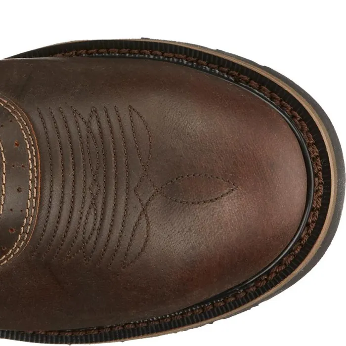 Work Men Justin Boots Superintendent 11034 Steel Toe Work Boot Golden Brown 040brown041