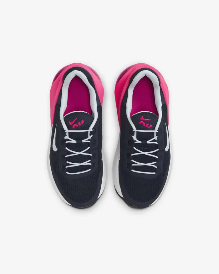 Younger Kids 3 8211 7 Years Kids Nike Air Max 270 GO Dark Obsidianfierce Pinkwhite